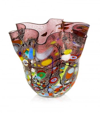 Harlequin Handkerchief Vase violet