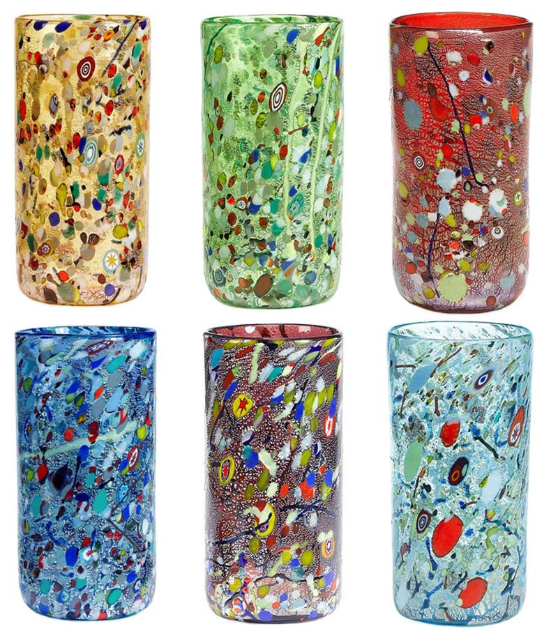 Cylindrical Harlequin Vase