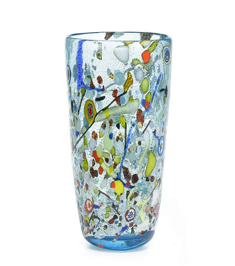 Conic Harlequin Vase light blue