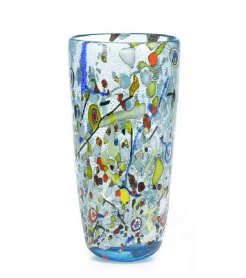 Conic Harlequin Vase light blue