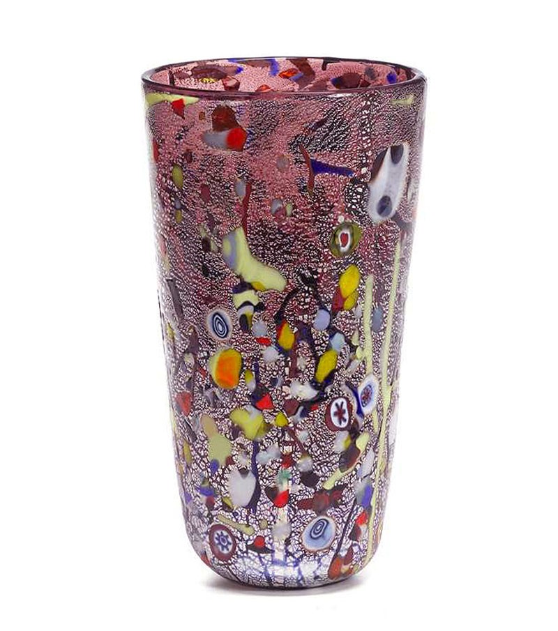 Conic Harlequin Vase violet