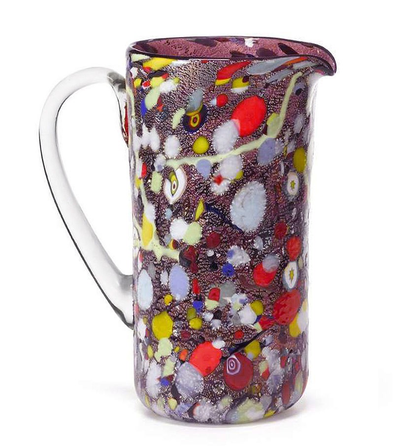 Harlequin Cylindrical Jug  violet