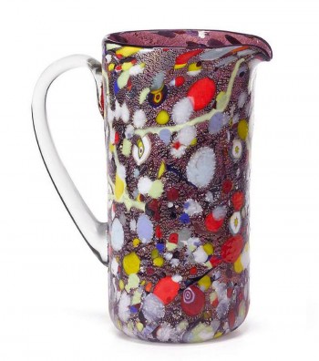 Harlequin Cylindrical Jug  violet