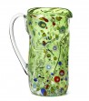 Harlequin Crumpled Carafe green