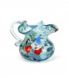 Harlequin Handkerchief Jug light blue