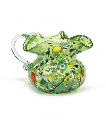 Harlequin Handkerchief Jug green
