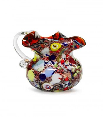 Harlequin Handkerchief Jug red