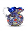 Harlequin Handkerchief Jug blu