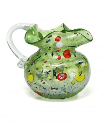 Harlequin Handkerchief Jug green