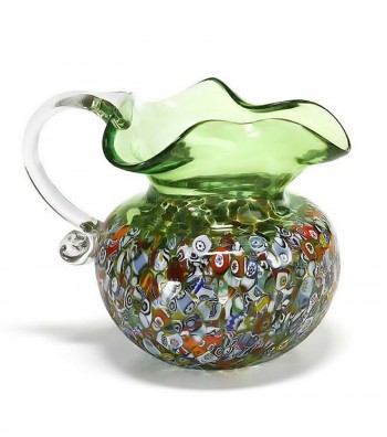Harlequin Handkerchief Jug green