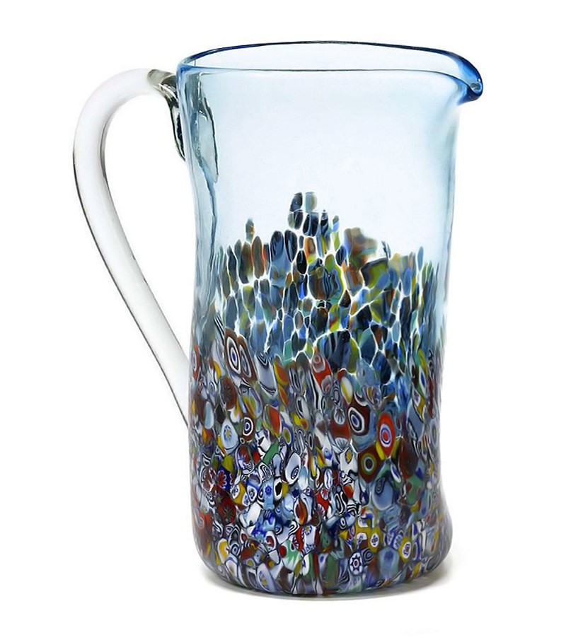 Crumpled Jug San Marco light blue
