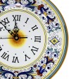 Orologio in ceramica decorato a mano