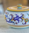 Biscuit Jar  hand painted.