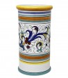 Ceramic bottle holder decor deruta