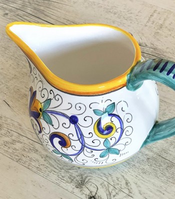 Ceramic carafe top view