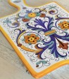 Tagliere in ceramica decoro deruta