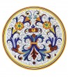 Ceramic desert plate made in deruta