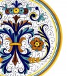 Ceramic plates decor deruta